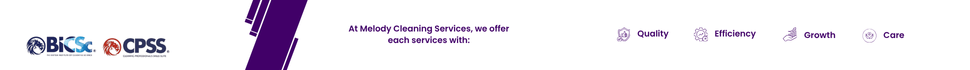 Melody Cleaning Services Quality Banner
